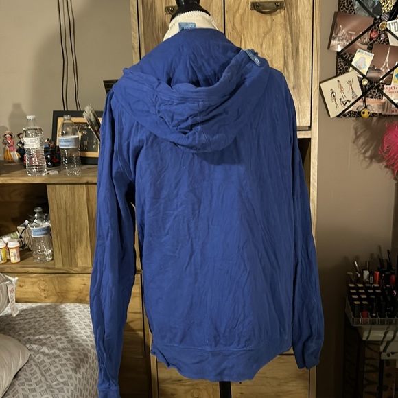 LRG Royal Blue Zip Up Hoodie - Large - Picture 6 of 8